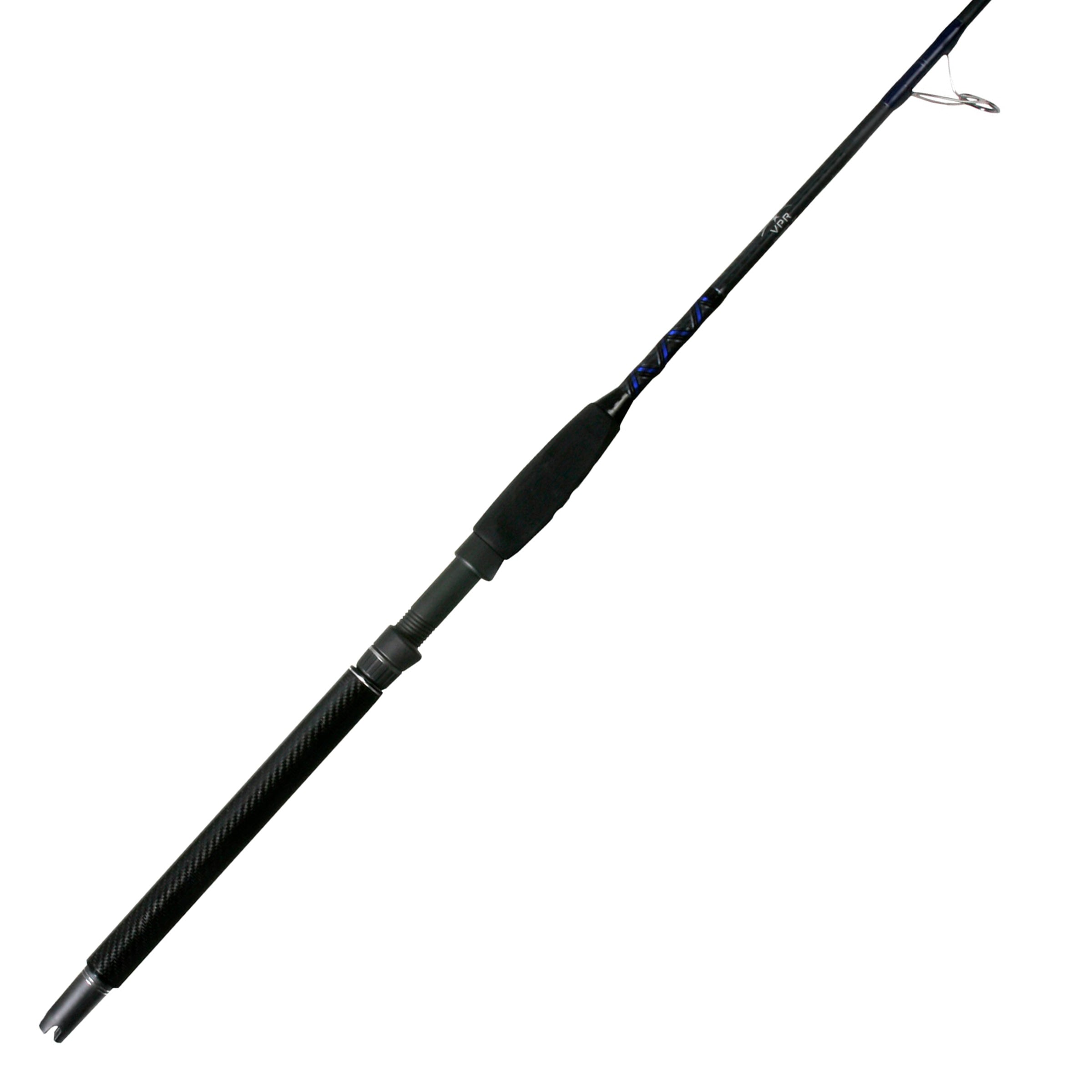 VPR boat spinning rod on white background