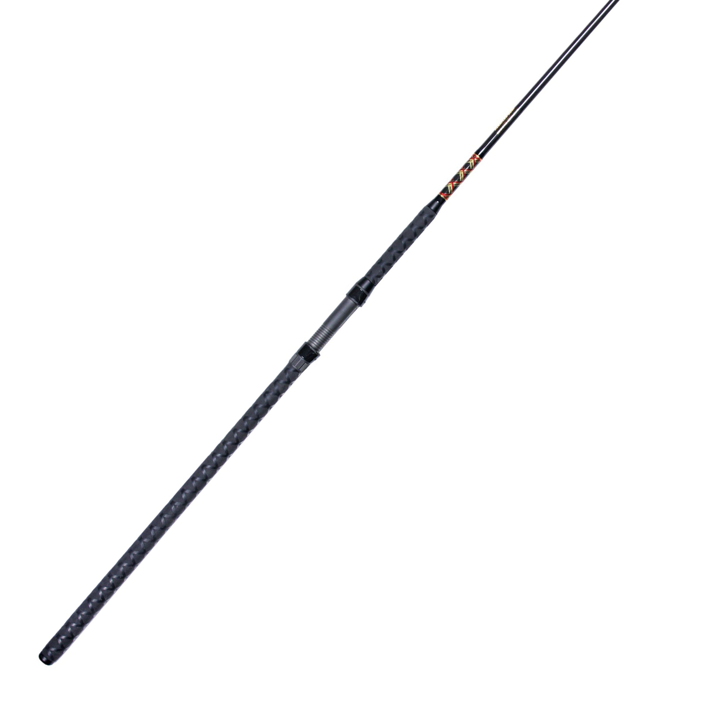 Paraflex surf spinning rod on white background