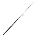 Plasma jigging spinning rod on white background